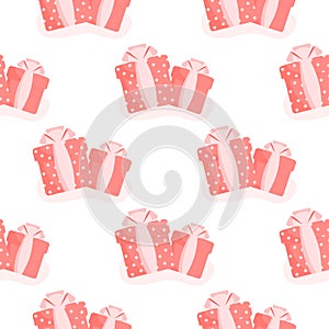 Seamless pattern coffee cups on a white background love