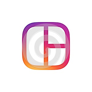 Instagram Logo Editorial Vector Illustration