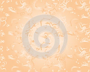 Vector graphic orange background. Unusual texture of orange color.