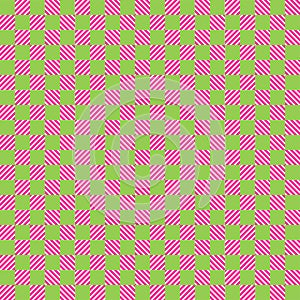 White and bright pink texture chess pattern