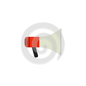 Megaphone Flat Icon Vector, Symbol or Logo.