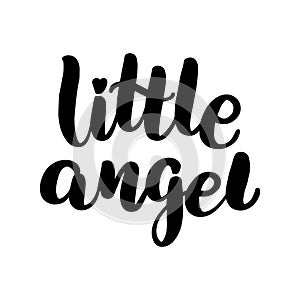 lettering little angel