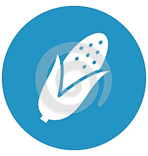 Corn Isolated Vector icon which can easily modify or edit