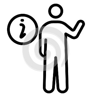 Web Info Isolated Vector Icon which can easily modify or edit