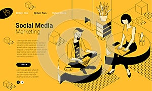 Social network communication