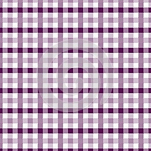 White and Violet Gingham pattern.