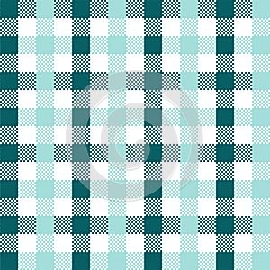 Dark Green Gingham pattern.
