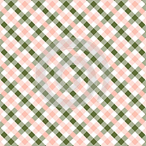 Oliven Green Gingham pattern.