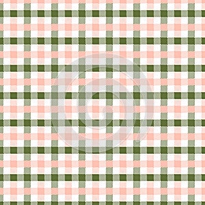 Oliven Green Gingham pattern.