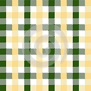 Oliven Green Gingham pattern.