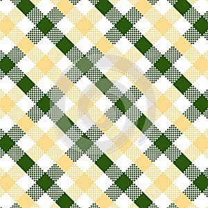 Oliven Green Gingham pattern. photo