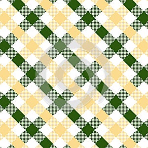 Oliven Green Gingham pattern.