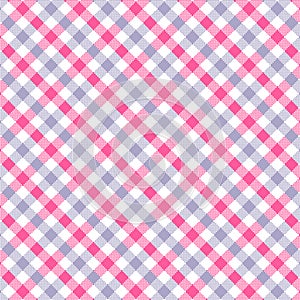 Violet Gingham pattern.