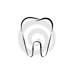 Simple tooth logo