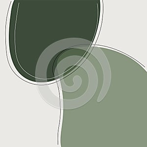WGreen abstract background design vector photo