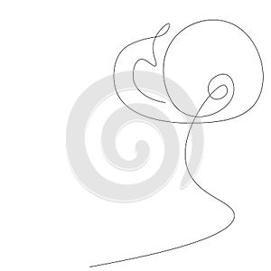 Snails animals family, vector illustration