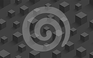 Creative seamless texture background with volume and shadow