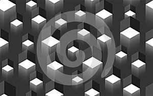 Creative seamless texture background with volume light, and shadow