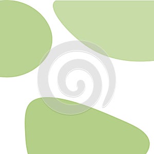 Green abstract summer background, vector