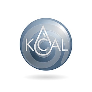 Kcal sign - calories icon photo