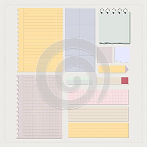 Office paper pastel colors