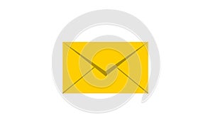 Email icon. Envelope Mail services. Contacts messa photo