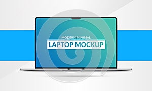 Modern Minimal Mackbook Design - Laptop Mockup