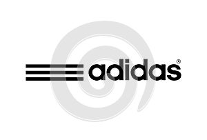 Adidas Logo vector illustration on white background