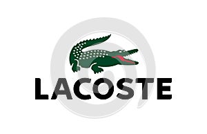 Lacoste Logo vector illustration on white background