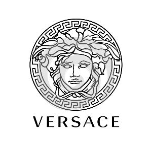 Versace Logo vector illustration on white background