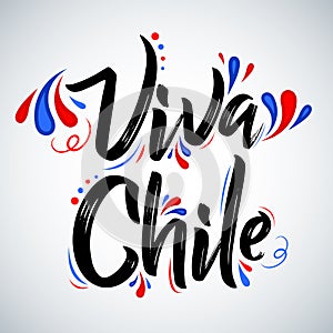 Gran venta Chilena, Chilean big sale spanish text, vector modern promotional banner. photo