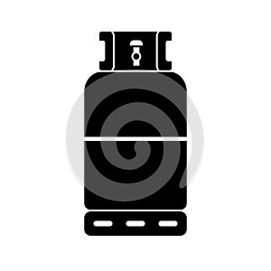 Propane gas cylinder icon, vector illustration