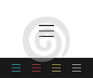 Hamburger Menu icon. Premium quality graphic design. Editable Stroke