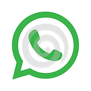 Simple whatsapp logo icon.