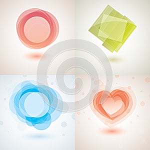 Web 2.0 banner eps 10. Vector illustration