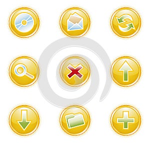 Web 2.0 icons, set