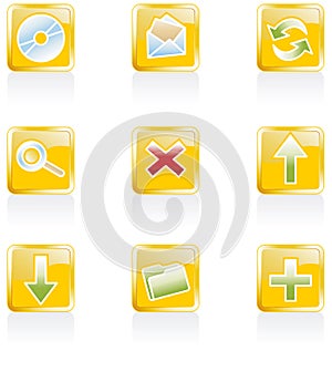 Web 2.0 icons, set