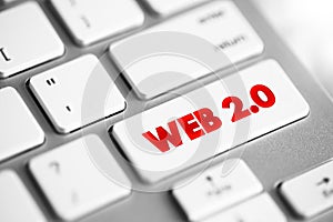 Web 2.0 - websites that emphasize user-generated content, ease of use, participatory culture and interoperability for end users,