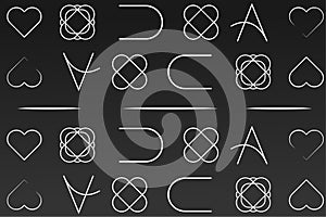 Beautiful geometric seamless pattern black in white abstract