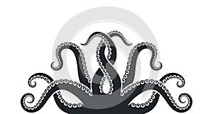 Chobotnice označenie organizácie alebo inštitúcie. chobotnice na bielom 