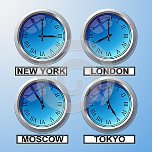 Time Zone Clocks