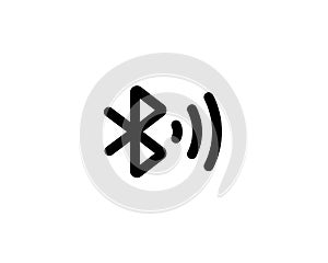 Bluetooth icon Bluetooth Connection Vector Icon photo