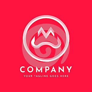 M letter logo | 3D Logo