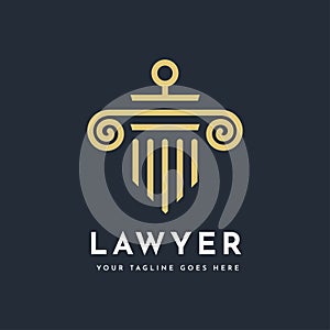 Lawyer logo template | Legal | Balance photo
