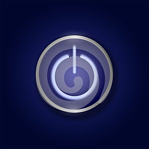 Blue button to perform any function