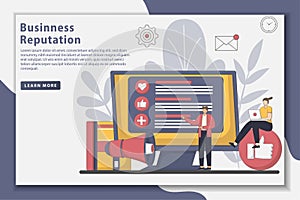 Modern flat style design illustration