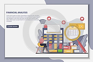 Modern flat style design illustration