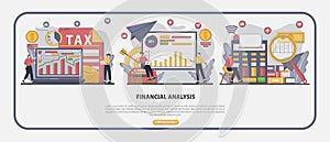 Modern flat style design illustration