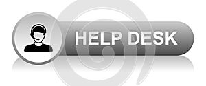 Help desk support icon web button