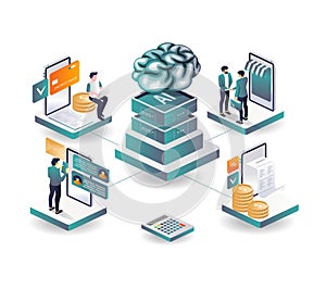 E-commerce process with artificial intelligence